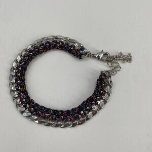 Agatha multi colored detail chain bracelet
